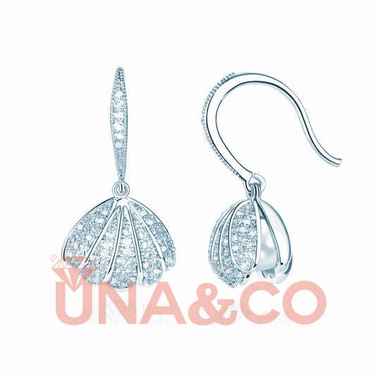 Special Seashell Pearl Set Earrings