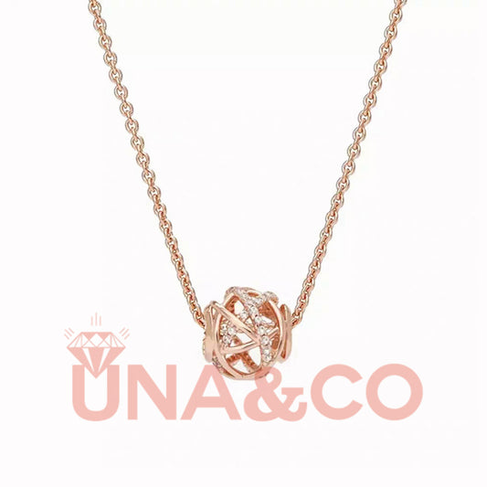 Hollow Elegant Rose Gold Chain