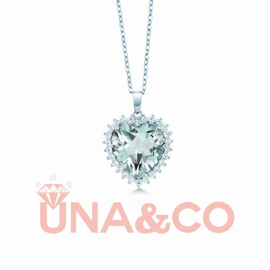 5CT Ocean Heart Necklace