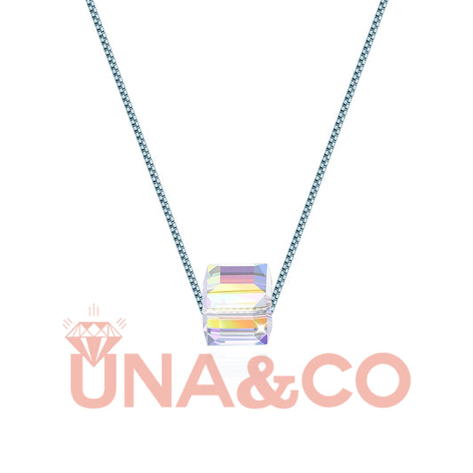 Cubic Candy Shape Shiny Necklace